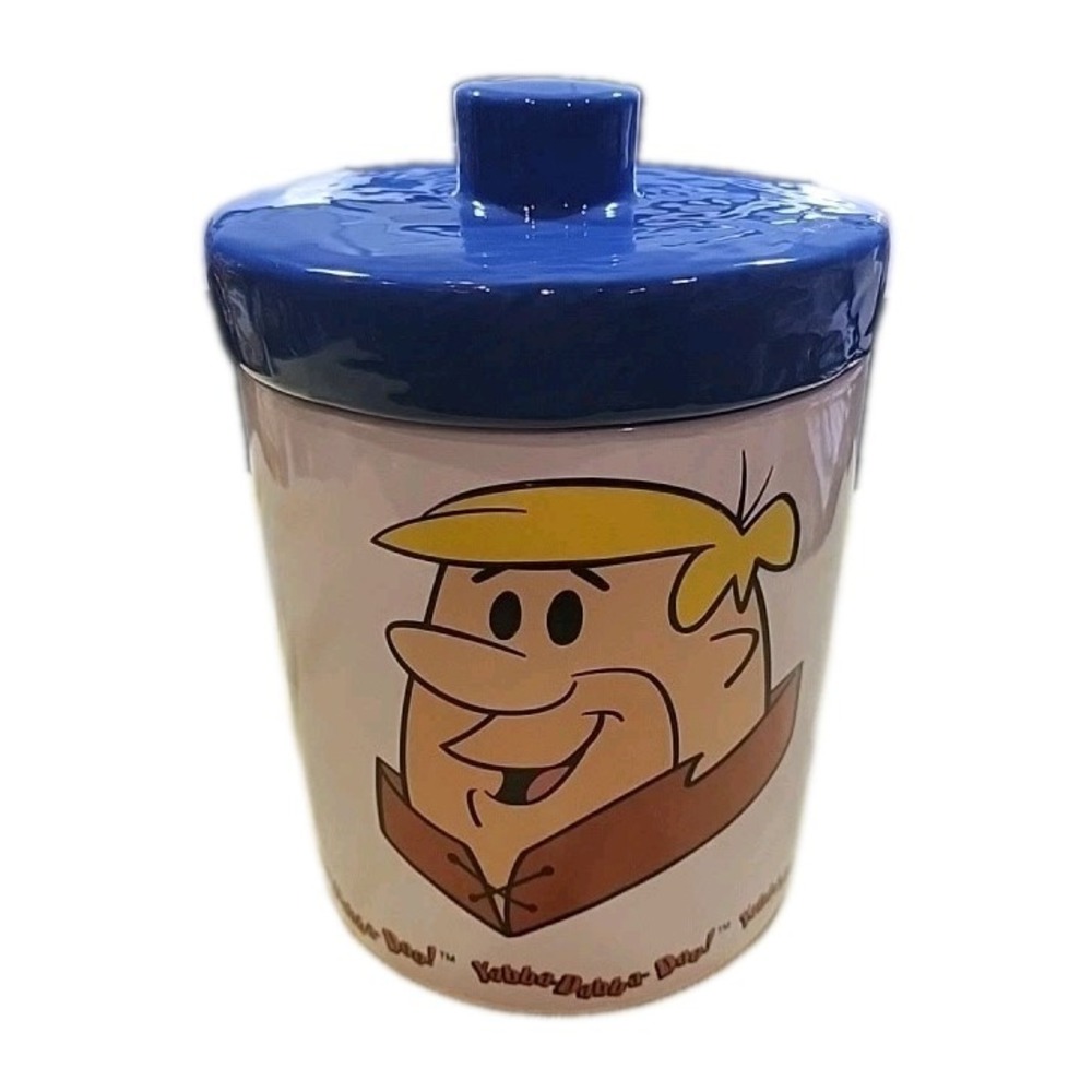 1994~HBPI~Ceramic~ Barney Rubble~Flintstones~Yabba-Dabba-Doo! Cookie Jar~NICE